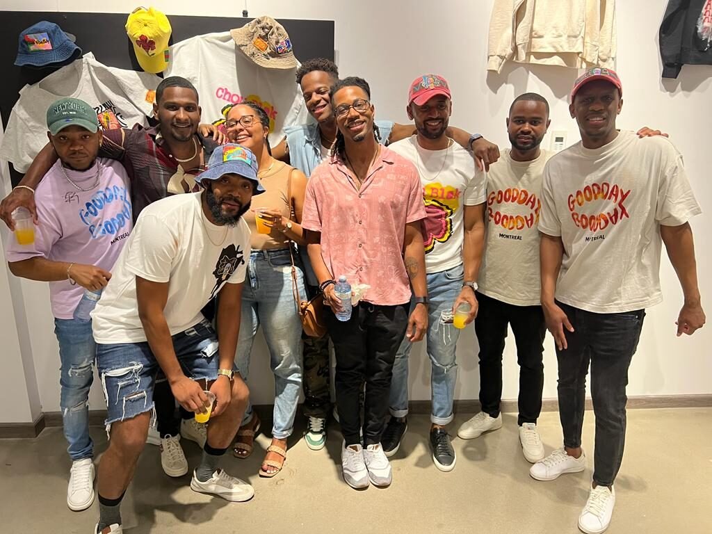 GOODDAY Montreal team in custom event tees